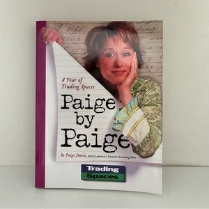 New Vintage Softcover Book, Paige by Paige, Paige Davis, Trading Spaces, 1st Ed